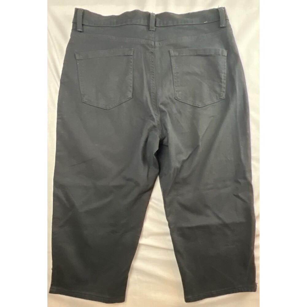 Gloria Vanderbilt Black Amanda Capri 14P NWT - Picture 2 of 4